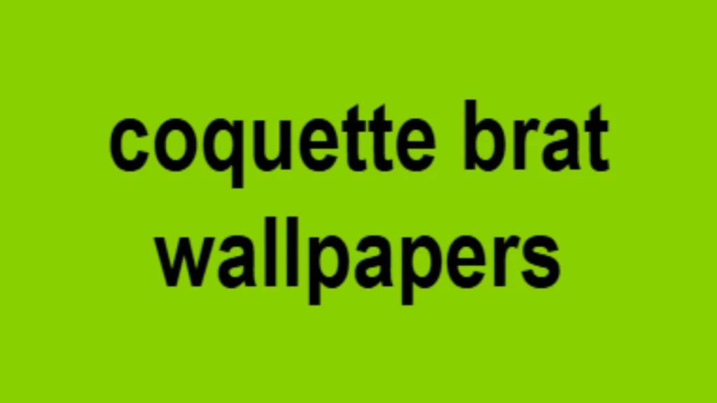 Soft coquette Brat wallpaper with a pastel aesthetic and minimal clean background