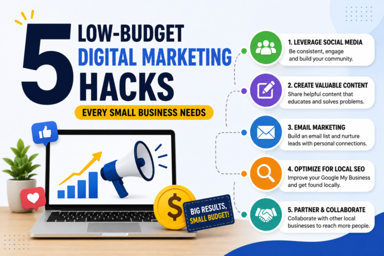5 Low-Budget Digital Marketing Hacks Every Small Business Needs