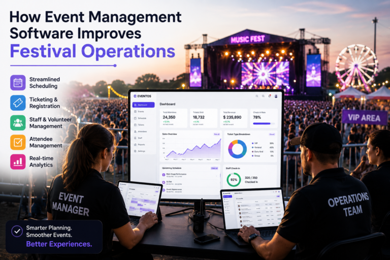 How Event Management Software Improves Festival Operations