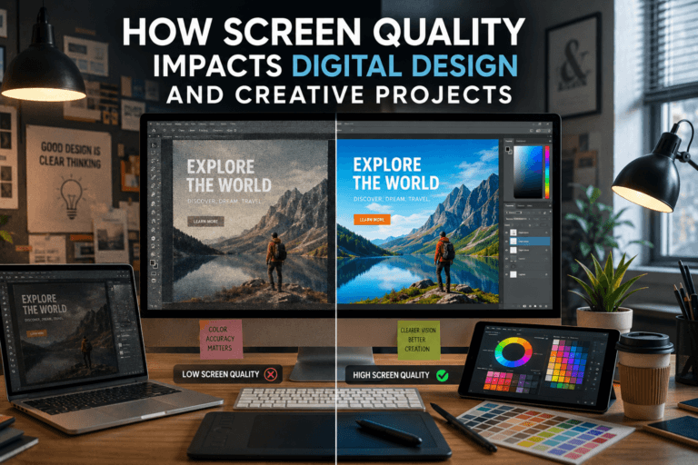 How Screen Quality Impacts Digital Design and Creative Projects