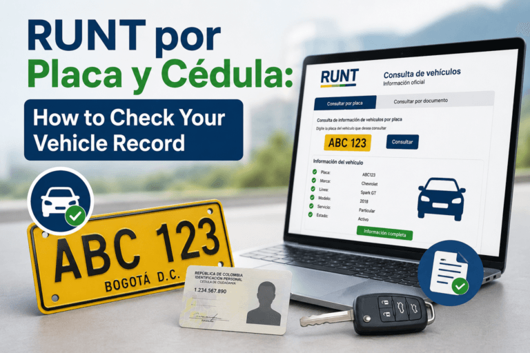 RUNT por Placa y Cédula: How to Check Your Vehicle Record