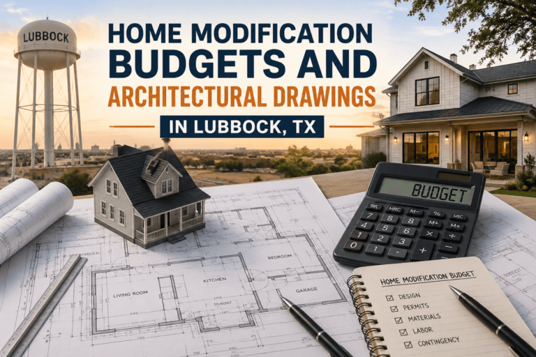 Home Modification Budgets and Architectural Drawings in Lubbock, TX