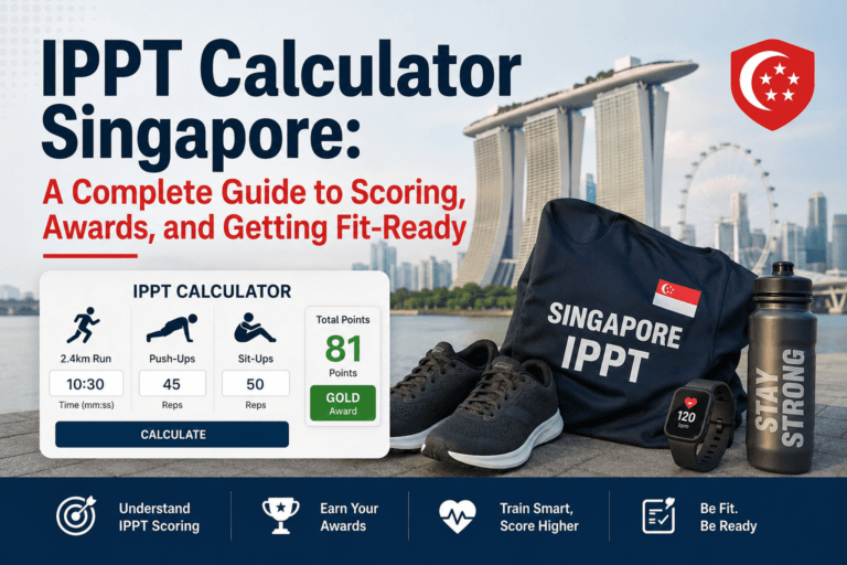 IPPT Calculator Singapore: A Complete Guide to Scoring, Awards, and Getting Fit-Ready