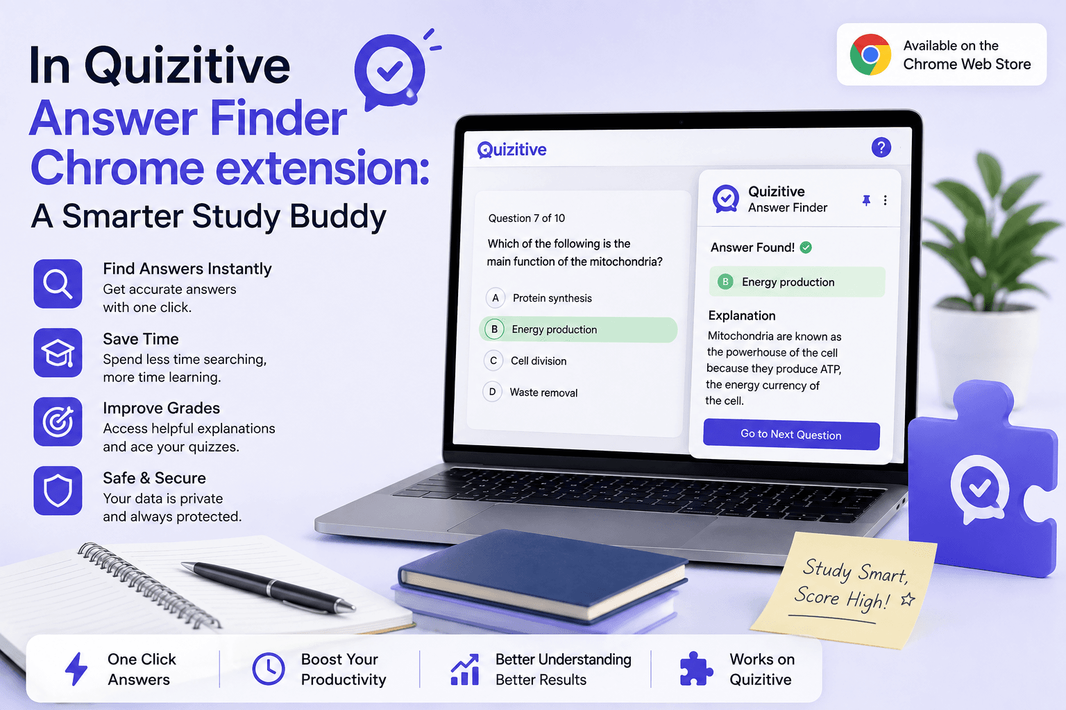 In Quizitive Answer Finder Chrome extension: A Smarter Study Buddy 1 ChatGPT Image Aug 22 2026 04 22 58 PM