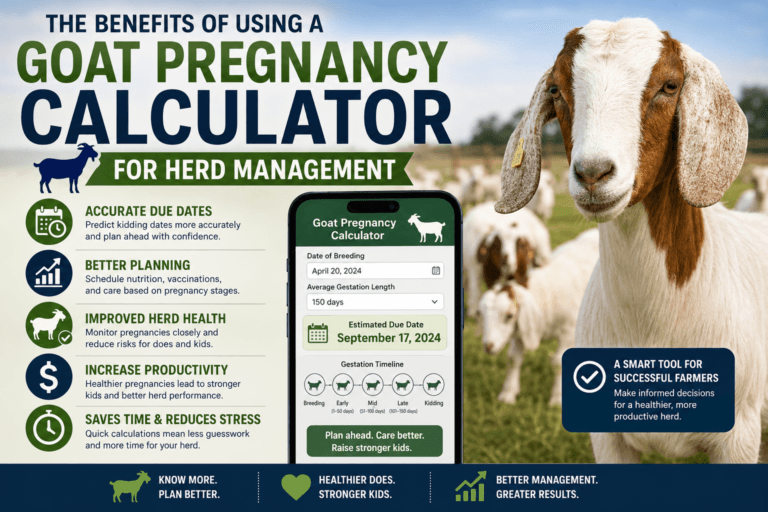 The Benefits of Using a Goat Pregnancy Calculator for Herd Management