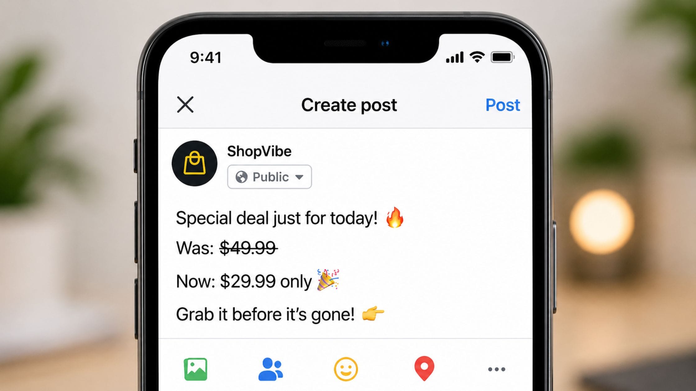 Strikethrough Text Generator: Best Free Tools in 2026 1 Strikethrough text generator example shown in a social media caption