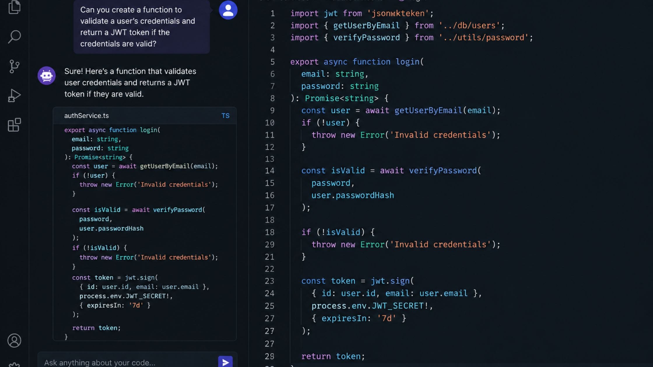 Best AI coding assistants comparison shown in a code editor