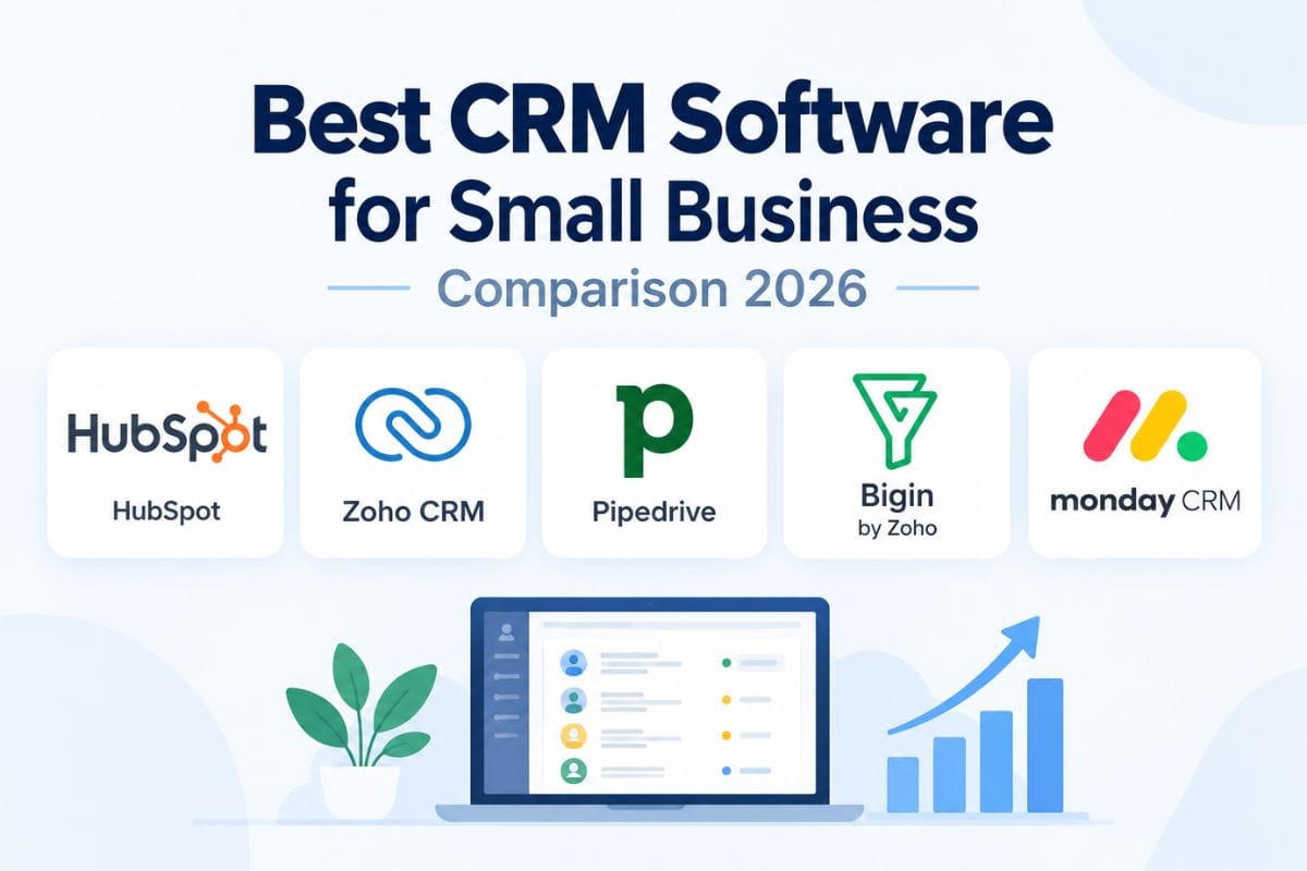 best crm software for small business comparison 2026