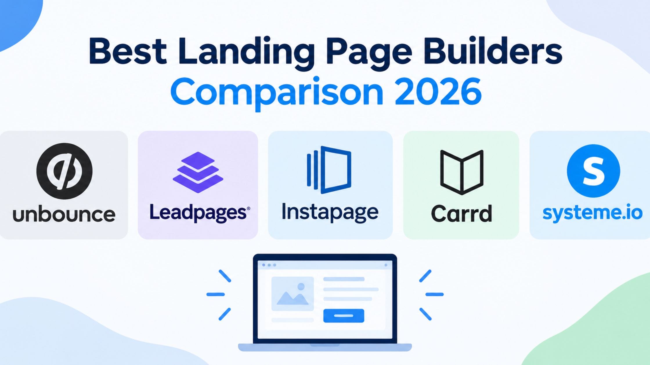 best landing page builders comparison 2026
