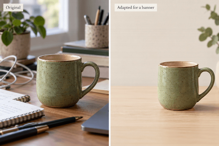 Give your existing images a second job with AI editing